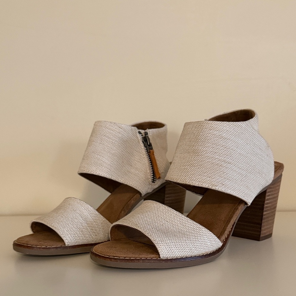 Toms Majorca Cutout Heeled Sandal